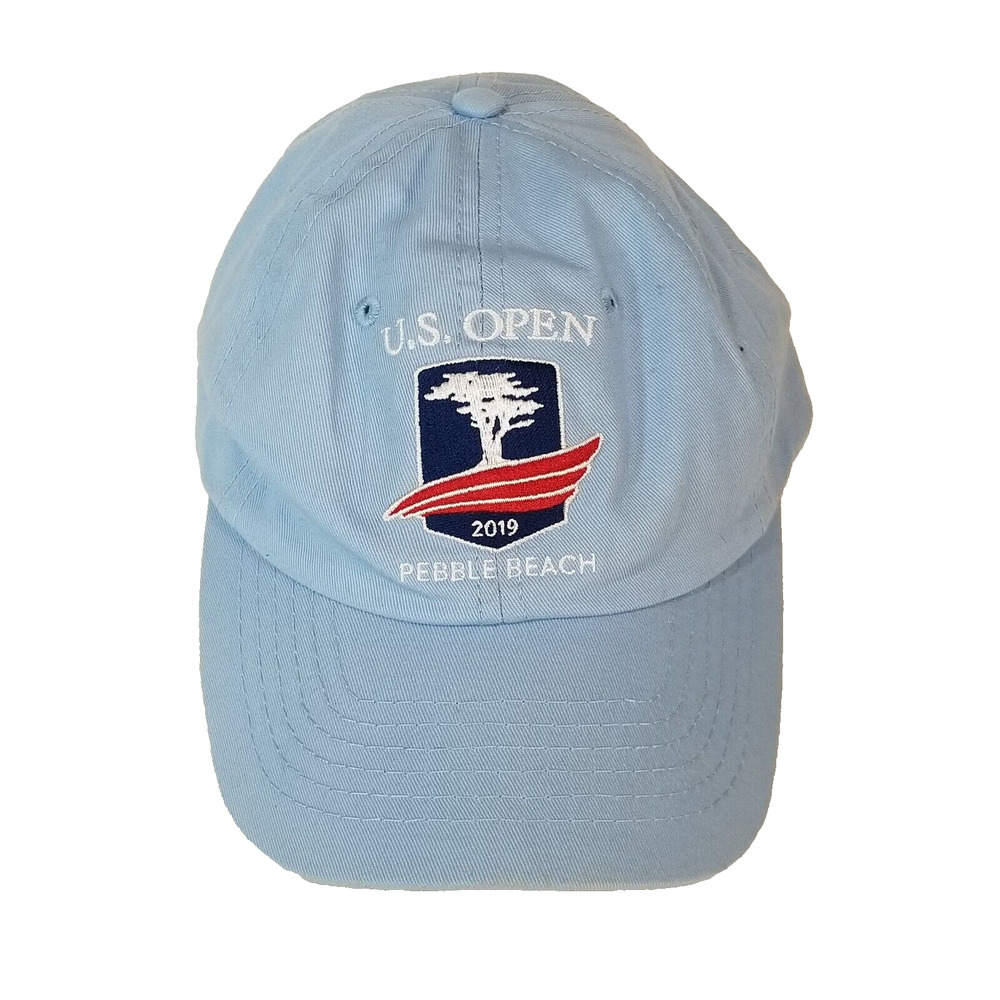 USGA‎ US Open Pebble Beach Cap Hat Blue Adjustable Strap Back
